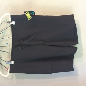 Kanu Surf Board Shorts With Comfort Technology Black Size 8 Sun Protection